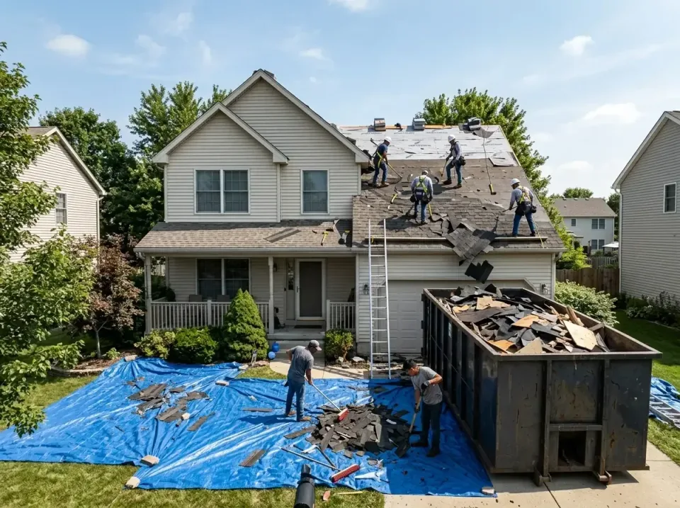 roof-replacement-debris-remova-004 — frequently asked questions, Cheapest Dumpster Rentals in Hagerstown, MD